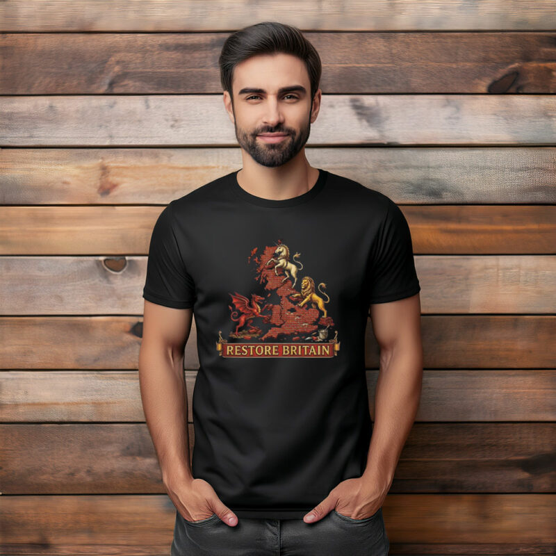 Patriotic UK Gift Restore Britain T-Shirt