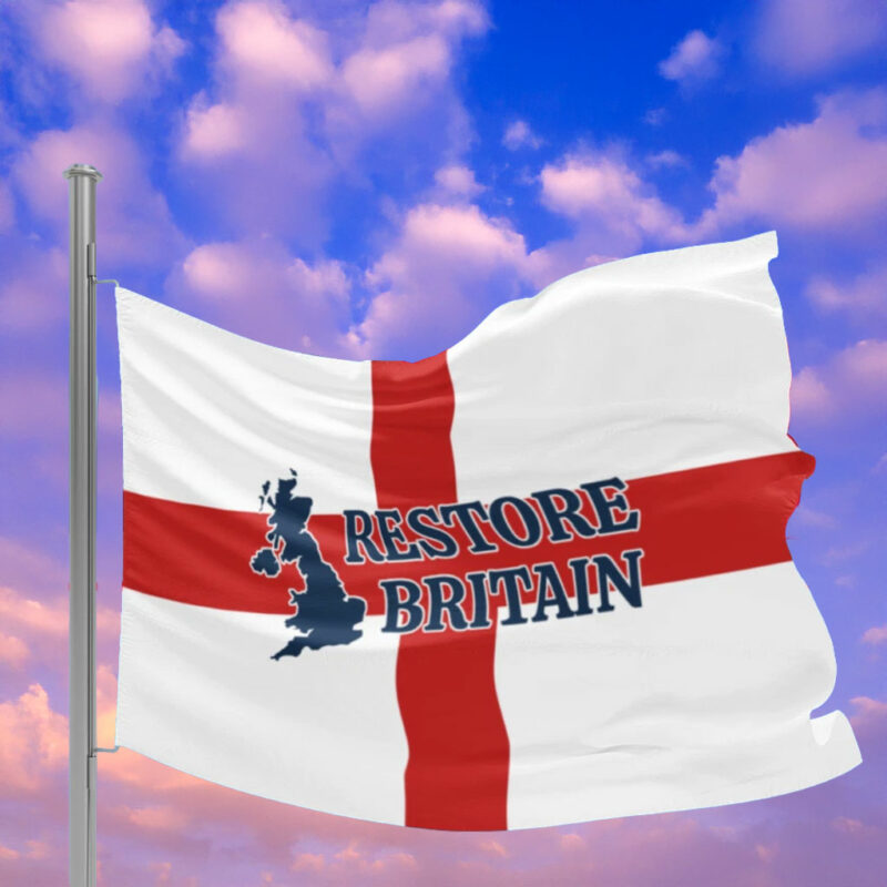Personalised Restore Britain England Flag