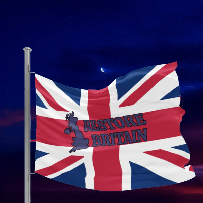 Personalised Restore Britain Union Jack 2026 Flag