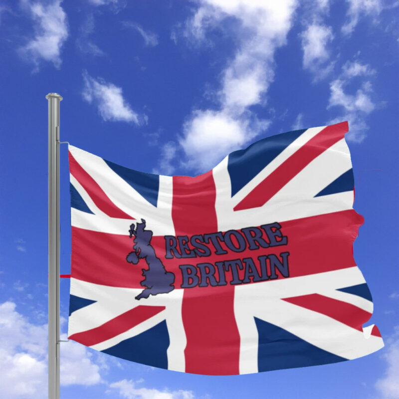 Personalised Restore Britain Union Jack 2026 Flag