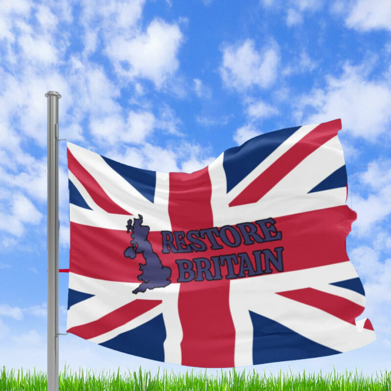 Personalised Restore Britain Union Jack 2026 Flag