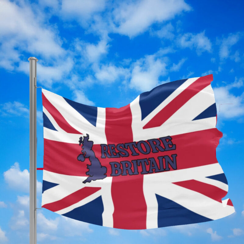 Personalised Restore Britain Union Jack 2026 Flag