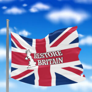 Personalised Restore Britain Union Jack Flag