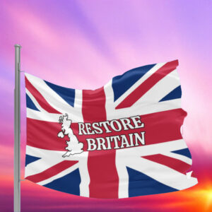 Personalised Restore Britain Union Jack Flag