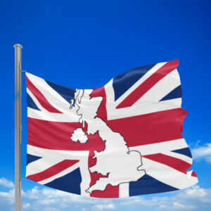 Personalised Restore Britain Union Jack Map Flag