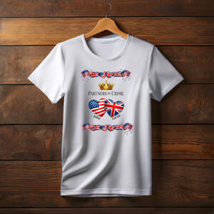 Personalized Union Jack USA Flag T-Shirt