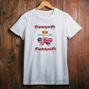 Personalized Union Jack USA Flag T-Shirt
