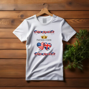 Personalized Union Jack USA Flag T-Shirt