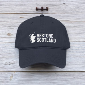 Printed Classic Fit Restore Britain Party Restore Scotland Baseball Cap