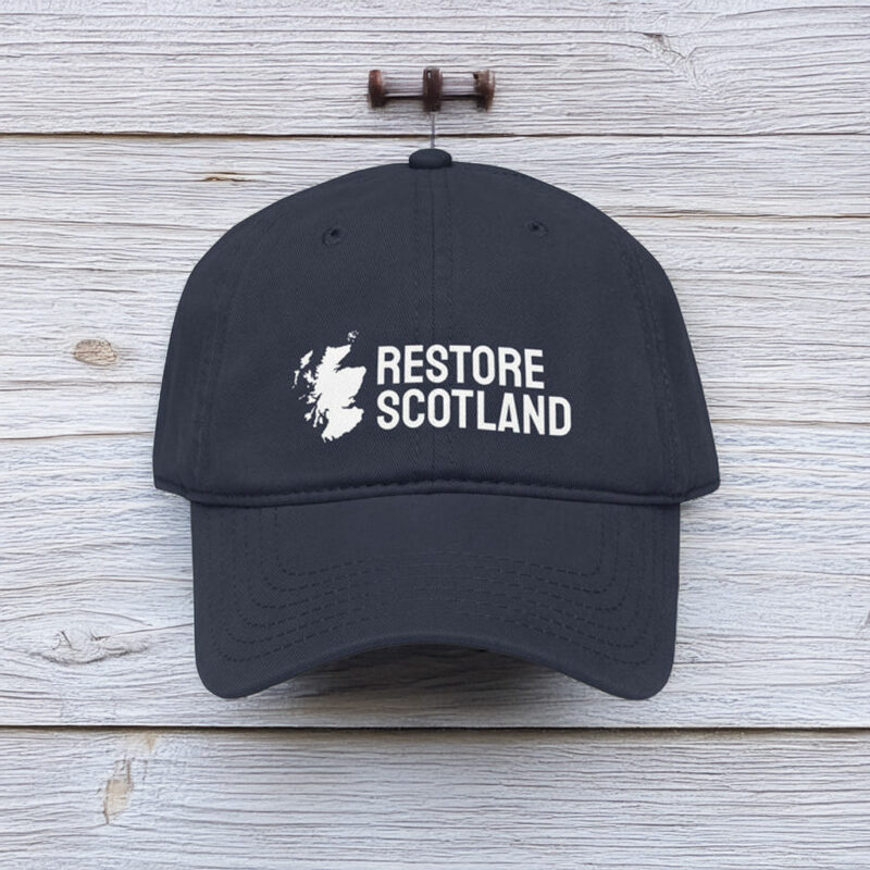 Printed Classic Fit Restore Britain Party Restore Scotland Baseball Cap