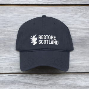 Printed Classic Fit Restore Britain Party Restore Scotland Baseball Cap