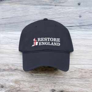 Printed Restore Britain Party English Hat UK Politics Restore England Cap
