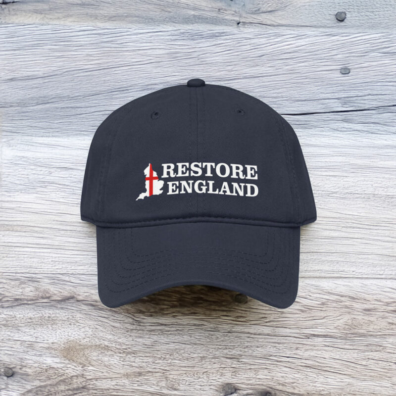 Printed Restore Britain Party English Hat UK Politics Restore England Cap