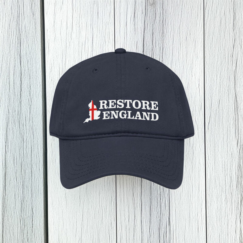 Printed Restore Britain Party English Hat UK Politics Restore England Cap