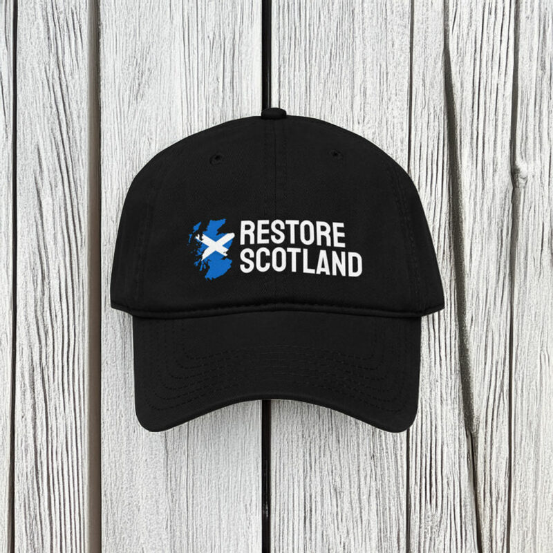 Printed Saltire Restore Britain Party Restore Scotland Baseball Cap