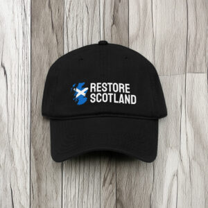 Printed Saltire Restore Britain Party Restore Scotland Baseball Cap