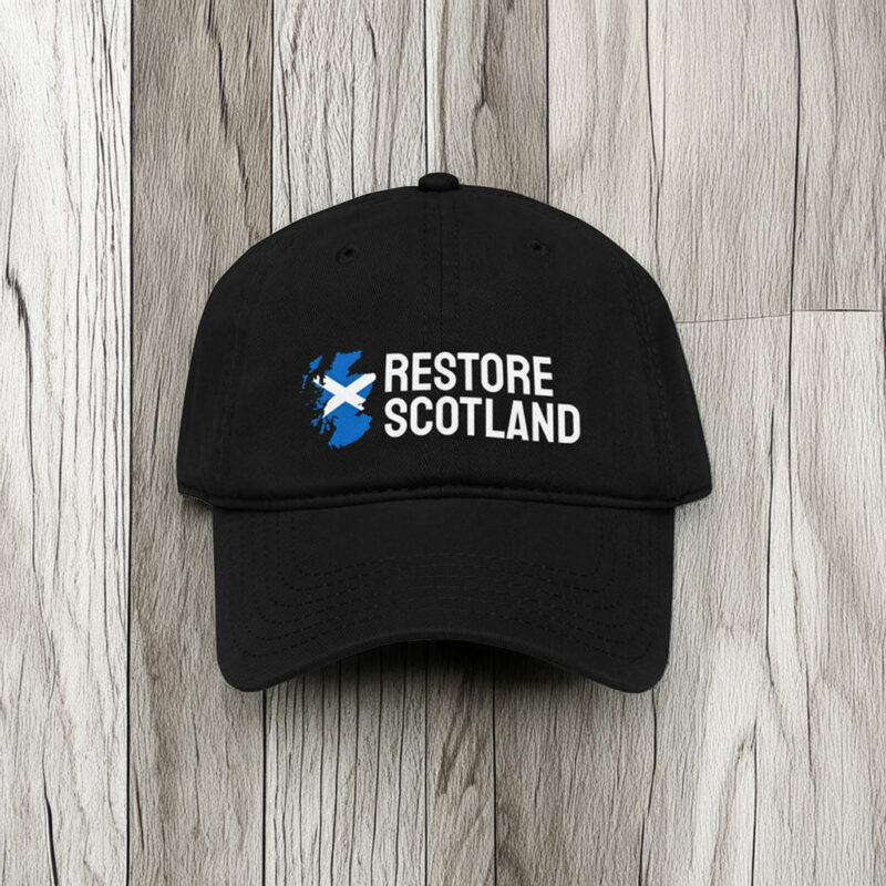 Printed Saltire Restore Britain Party Restore Scotland Baseball Cap