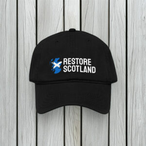 Printed Saltire Restore Britain Party Restore Scotland Baseball Cap
