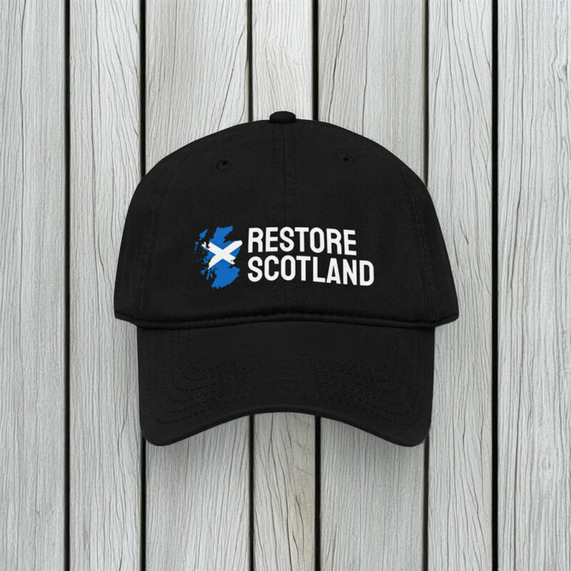 Printed Saltire Restore Britain Party Restore Scotland Baseball Cap