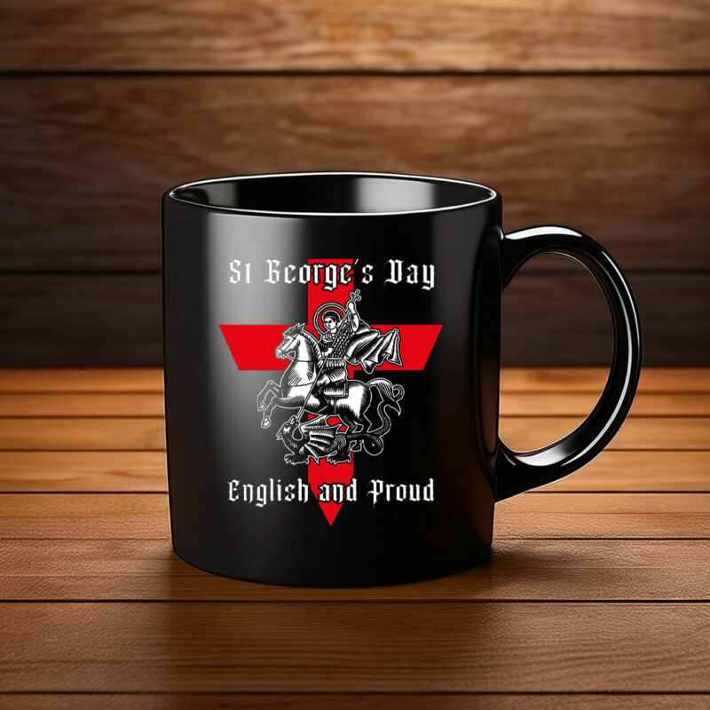 Proud St George’s Day Mug – England Patriotic Coffee Cup