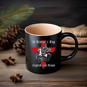 Proud St George’s Day Mug – England Patriotic Coffee Cup