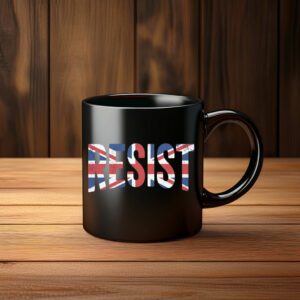Resist UK Flag Protest Tee Vintage Political Mug