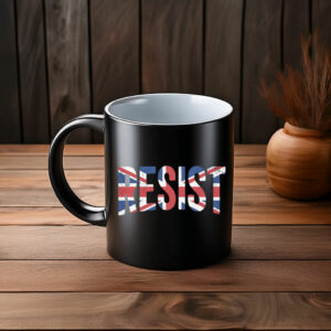Resist UK Flag Protest Tee Vintage Political Mug