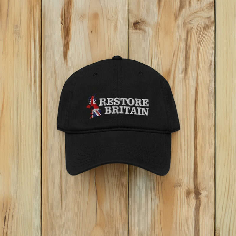Restore Britain Cap UK Statement Embroidered Hat