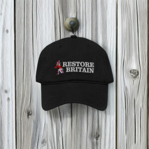 Restore Britain Cap UK Statement Embroidered Hat