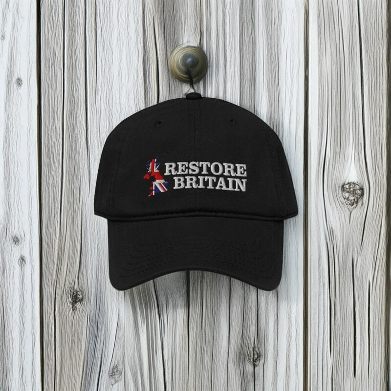 Restore Britain Cap UK Statement Embroidered Hat