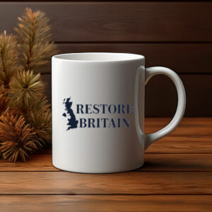 Restore Britain Coffee Mug – British Pride Statement Cup