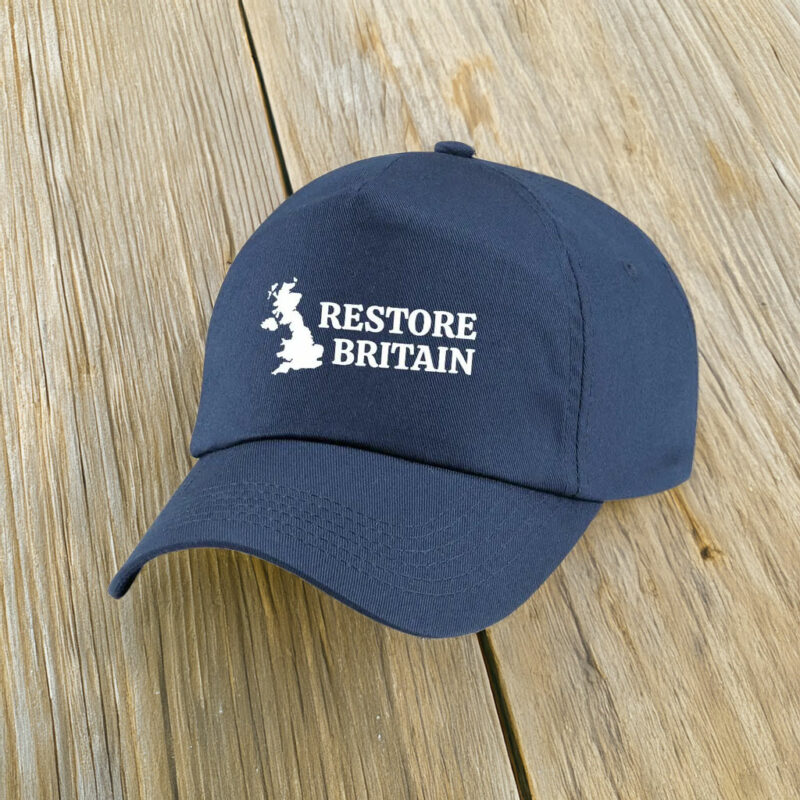 Restore Britain Embroidered Baseball Cap, Embroidered Political Hat