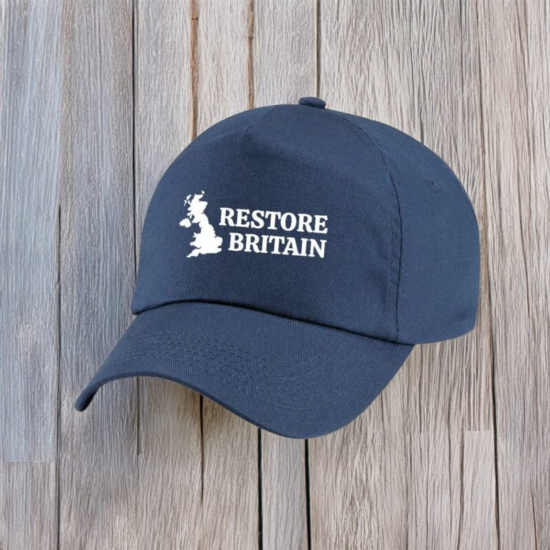 Restore Britain Embroidered Baseball Cap, Embroidered Political Hat