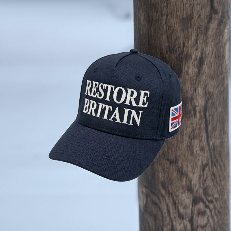 Restore Britain Embroidered Cap Classic UK Style Hat