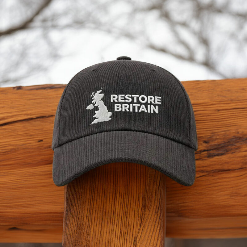 Restore Britain Embroidered Corduroy 2026 Hat