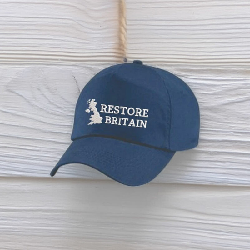 Restore Britain Embroidered Hat UK Patriotic Cap