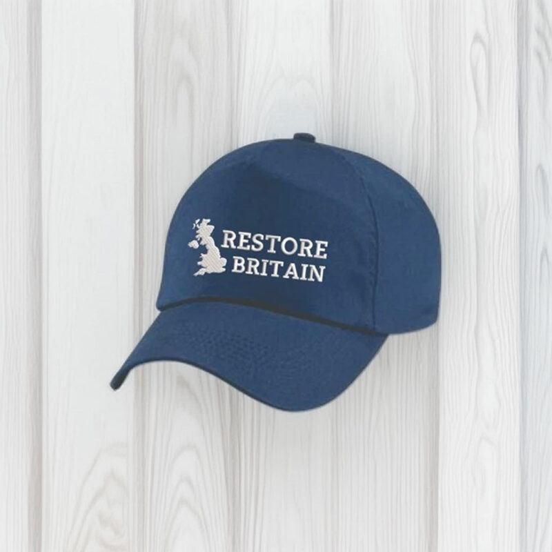 Restore Britain Embroidered Hat UK Patriotic Cap