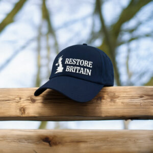 Restore Britain Embroidered Hat UK Political Statement Cap