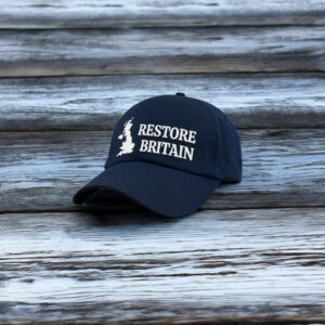 Restore Britain Embroidered Hat UK Political Statement Cap