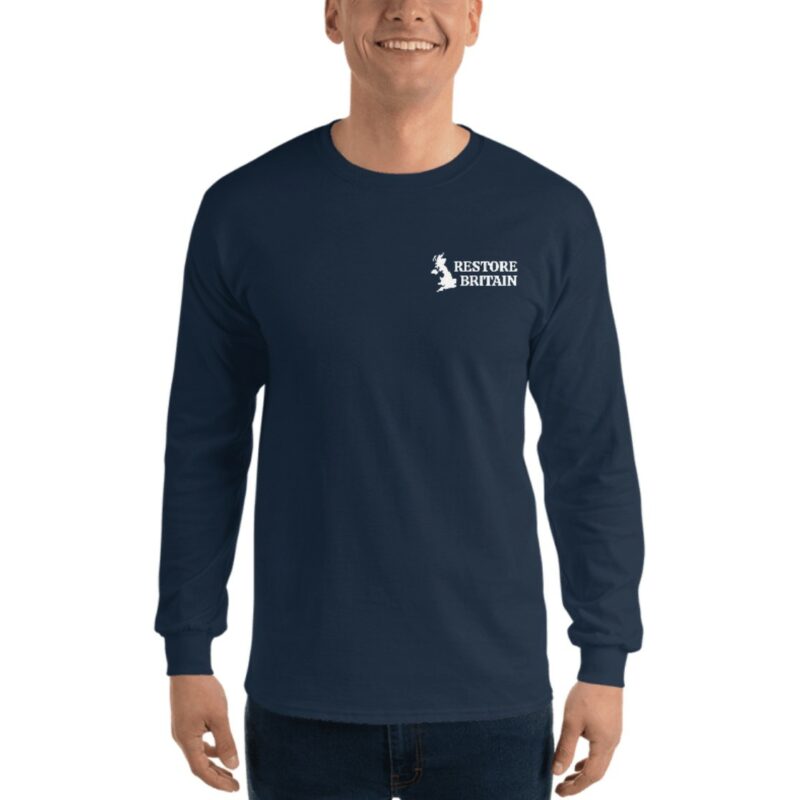 Restore Britain Embroidered Long Sleeve Shirt