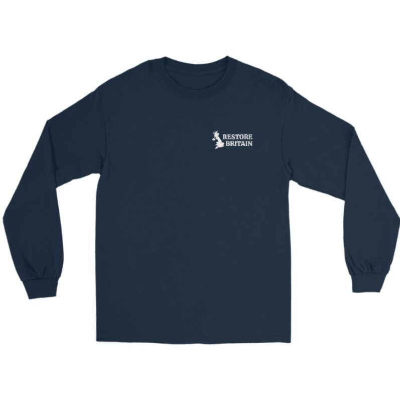 Restore Britain Embroidered Long Sleeve Shirt