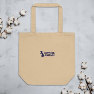 Restore Britain Embroidered Tote Bag