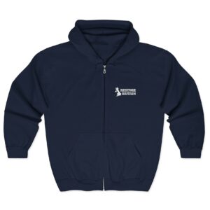 Restore Britain Embroidered Zip Hooded Sweatshirt