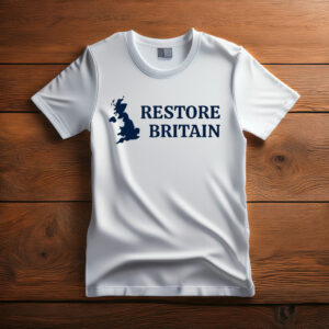 Restore Britain Graphic T-Shirt Unisex Cotton Tee