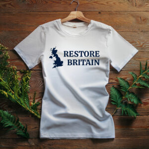 Restore Britain Graphic T-Shirt Unisex Cotton Tee