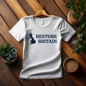 Restore Britain Graphic T-Shirt Unisex Cotton Tee