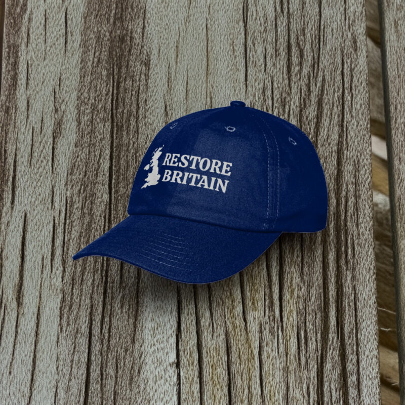Restore Britain Hat British Pride Embroidery Cap