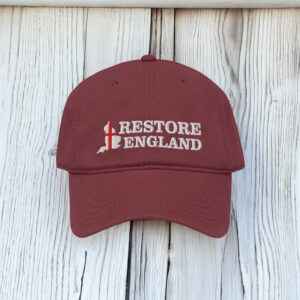 Restore Britain Hat English Party Politics Restore England Cap