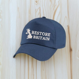 Restore Britain Hat UK Patriotic Embroidery Cap