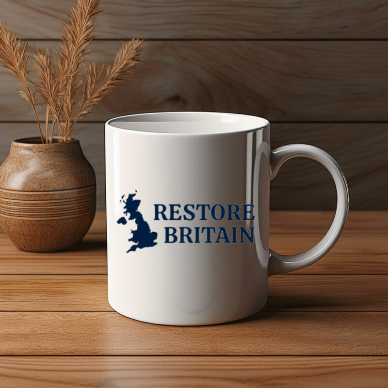 Restore Britain Map Mug